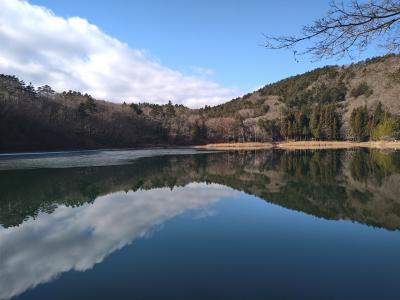 冬の四尾連湖