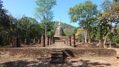 春うららの北タイ(5) ワット・サパーン・ヒンとワット・チェーディー・ンガム~スコータイ城壁西側の素朴な寺院群