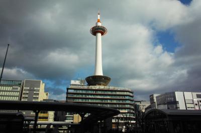 冬の京都　JR京都駅東南部を歩く