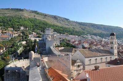 2014年クロアチア・スロヴェニア旅行記　第1回　アドリア海の真珠ドゥブロヴニクへ　まずは城壁に登る