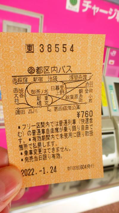 まん防最中 東京２泊３日【 東中野のクリニックで診察＆検査 後、一旦ホテルに戻り編】