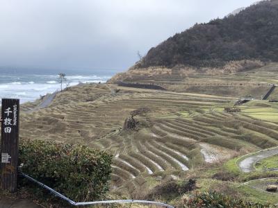 北陸美食尽くしの旅3日間①　1日目の１　自宅～羽田～のと里山空港～白米千枚田～長浜食堂～道の駅すずなり～ロイヤルホテル能登