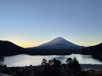 【河口湖】登山と紅葉と夜明けの富士山【精進湖】