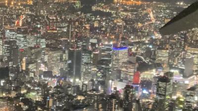 JAL A350-900 搭乗記録(夜の部)東京→大阪 //飛行機から見られる日本一の夜景