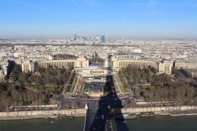 フランスでラグビー観戦の旅　エッフェル塔とビル・アケム橋