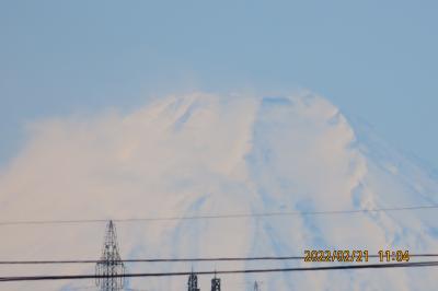 2月21日の富士山
