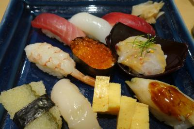 20220221-1 東京 お江戸に引越し。移動の途中、GRANSTAの寿司清でお昼をいただく。