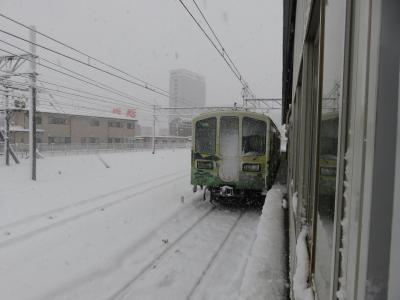 2021DEC「JALダイナミックパッケージ西日本一人旅」（9_大雪で予定変更）