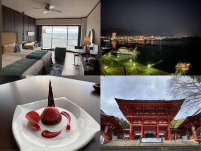 琵琶湖ホテルの新設クラブラウンジのレベルの高さに驚き！！温泉にも入って優雅なひとときを～ 近江神宮と偉人も愛した石山寺へ