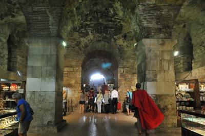 2014年クロアチア・スロヴェニア旅行記　第22回　スプリット観光その2　ローマ帝国の宮殿跡を見学