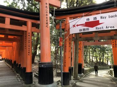 伏見稲荷参拝②お山巡り (行き)