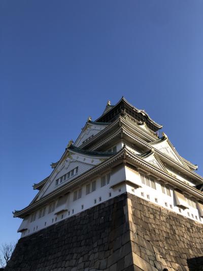 大阪城とUSJ
