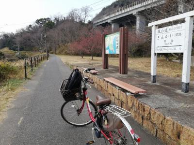 たまにはベタなサイクリング2203　　「下津井電鉄廃線跡“風の道”をレンタサイクルで走破しました。」　　　～倉敷・岡山～