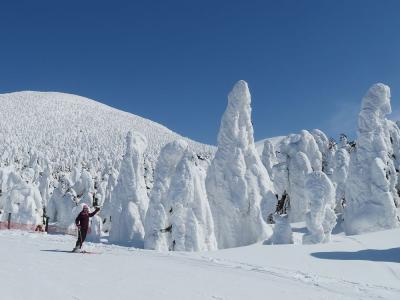 団塊夫婦の日本スキー＆絶景の旅(2022ハイライト）ー山形蔵王で念願のスノーモンスターに出会う！