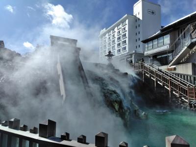 草津温泉 雪見露天風呂の旅