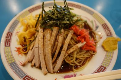 20220408 豊洲 ちょいと癖になりそな、出勤途中市場めし。やじ満が”冷やし中華はじめました”って。