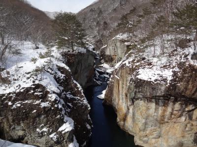 冬の川治温泉&東武惜別鉄旅・その2.龍王峡スノーハイク