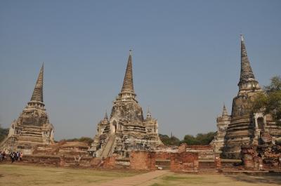 2015年タイ旅行記　第22回　アユタヤ観光その4　3人の王が眠るワット・プラ・シー・サンペットへ