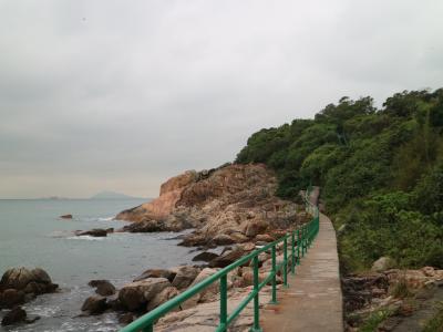 2022年3月：雨の長洲島，西側を歩く｡［香港：長洲島］