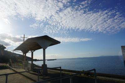 あめちゃんおじさんの旅物語 高知～愛媛ひとり旅②　カルストの空 海沿いの駅 歴史ある城と鯛三昧