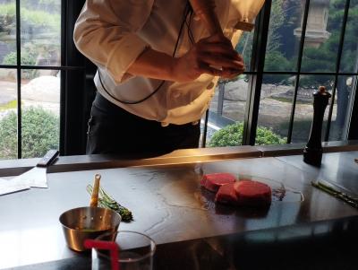 FRENCH TEPPAN 静香庵 別邸 涵養荘 にてランチ