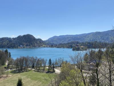 清潔な国スロベニア２・最高のお天気のブレッド湖