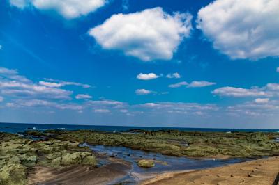 弘前/津軽半島/白神山地ぐるり旅【4】~千畳の畳を敷き酒宴を催したといわれる広大な岩棚~千畳敷海岸