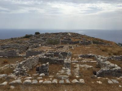 サントリーニ島(Santrini)④古代ティラ遺跡 Αρχα&#943;α Θ&#942;ρα