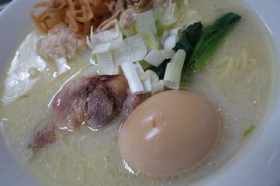 20220526 豊洲 朝ラーメン、鳥藤にて水炊き中華そば。しおでお願いです。