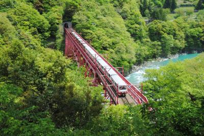 GWは初めての富山へ！9日間でくるっと廻ってきました。　その16　宇奈月温泉から黒部峡谷鉄道に乗ってきました。