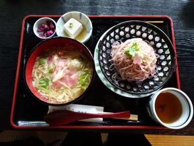 初めての世界遺産醍醐寺、醍醐山登山、桜麺とゆば丼、京抹茶パフェ、名鉄ハイキング
