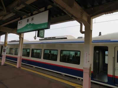 スイーツ列車とかＳＬとか（５）日本海に一番近い駅を見て特急しらゆきでえちごトキめき鉄道妙高はねうまラインへ