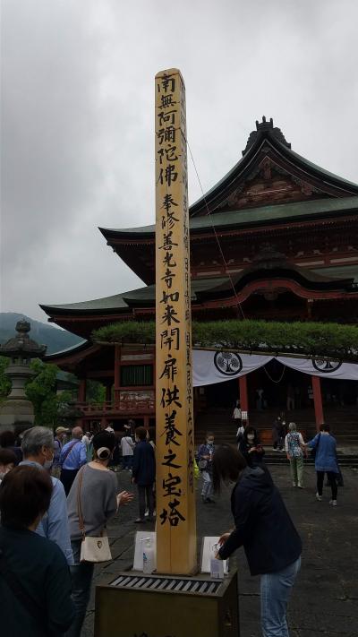 甲斐善光寺とつけ麺の旅