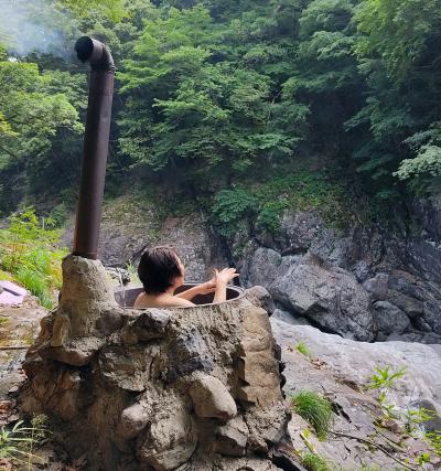 宮崎 山登りの旅④ 延岡 湯之谷温泉･TR列車の宿 ～五右衛門風呂が沸きました の巻～