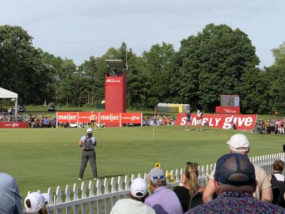 女子プロゴルフ観戦　ミシガン州グランドラピッズ　Meijer LPGA Classic