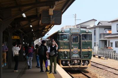 「べるもんた」で雨晴海岸と漁業の町・氷見へ