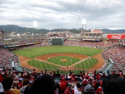 マツダスタジアムで野球観戦