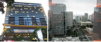 みなとみらいに2022年6月オープン。ウェスティン横浜は遠くにちょっぴり海が見える・・