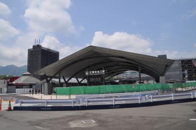 2022年7月広島鉄道旅行（移転した広島電鉄宮島口駅訪問）
