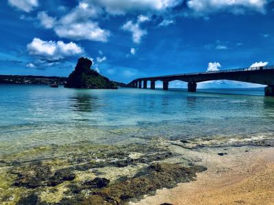 沖縄旅行記2022～２日目古宇利島でガーリックシュリンプ ～から市民ビーチへ行ってみた～