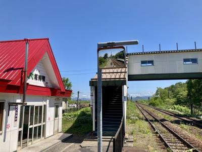 旭川LOVE！右か？左か？夏の日の石北本線JR桜岡駅【パス最終日】