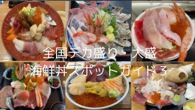全国デカ盛・大盛海鮮丼スポットガイド　３