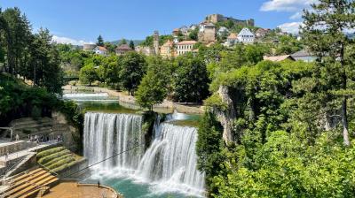 ７日目：ボスニア入国！ヤイツェ(JAJCE)のプリヴァ(PLIVA)の滝に感動