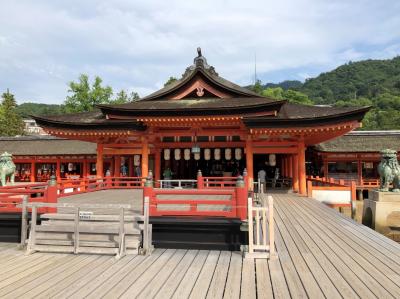 岩国錦帯橋から宮島厳島神社への旅