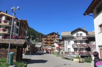 No6　4000m級の山々に囲まれたサースフェーの街 スイスアルプス2015