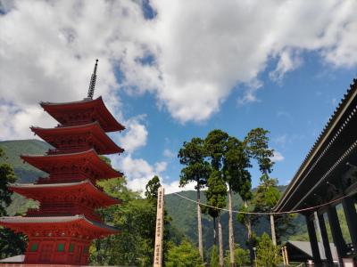真夏の身延山久遠寺奥の院は涼しくて草庵跡はまた違った景色、うな富士の絶品香ばしくふわふわ鰻☆