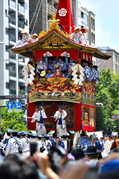 2022年、3年ぶりに山鉾巡行がある祇園祭、観覧席から見たその風景