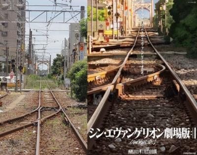 アニメ聖地巡礼絵画⑥ シン・エゥンゲリオンより「宇部新川駅