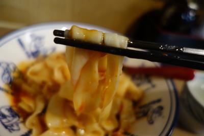 20220811-1 八丁堀 暑い時期には少し恋しくなる？ビャンビャン面喰いに、秦唐記