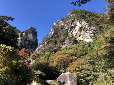 国の特別名勝に指定されている山梨の昇仙峡を散策